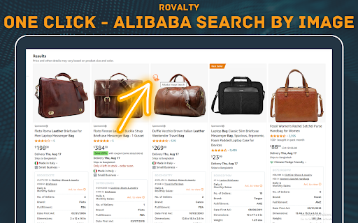 Alibaba Search by Image Chrome Extension - Chrome Extension Website screenshot