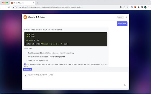Claude Scholar - Chrome Extension Website screenshot