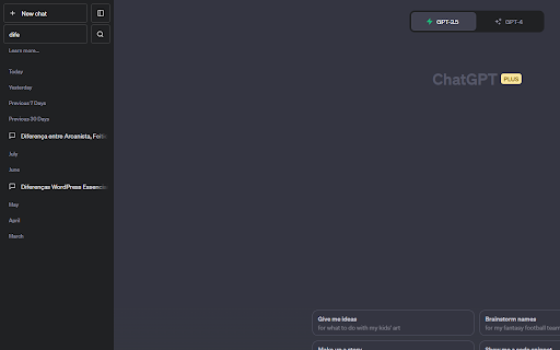 Chat GPT Extension - Chrome Extension Website screenshot