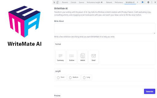 WorkMate AI - Chrome Extension Website screenshot