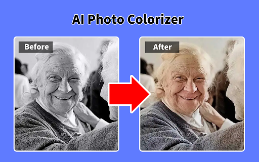 Photo Restoration - Chrome Extension Website screenshot