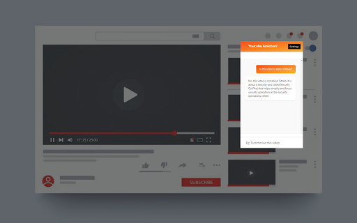 YouTube Assistant - Chrome Extension Website screenshot