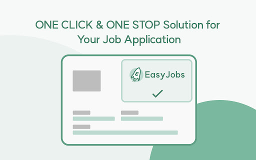 EasyJobs - Chrome Extension Website screenshot