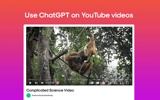 GPT Prompts For YouTube - Chrome Extension Website screenshot