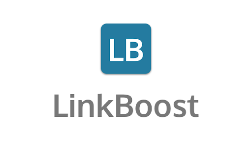 LinkBoost - Chrome Extension Website screenshot