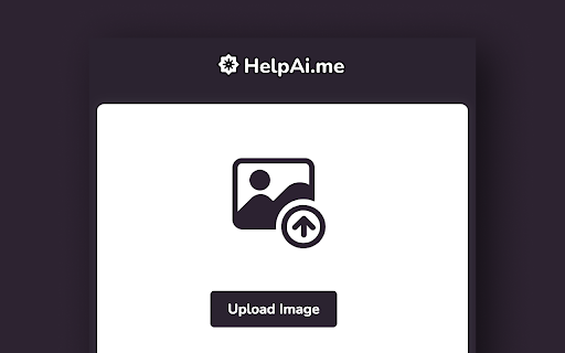 HelpAI.me - Chrome Extension Website screenshot