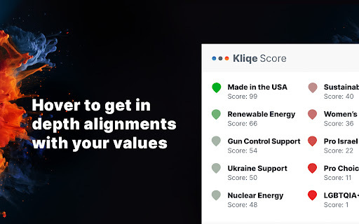 Kliqe - Chrome Extension Website screenshot