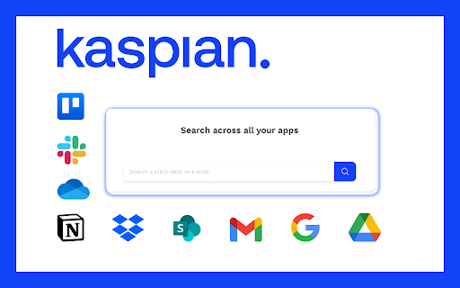 Kaspian - Chrome Extension Website screenshot