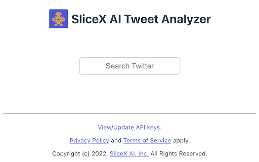 SliceX AI™ - Chrome Extension Website screenshot