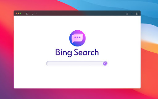 Bing Search Engine Extension - Chrome Extension Website screenshot