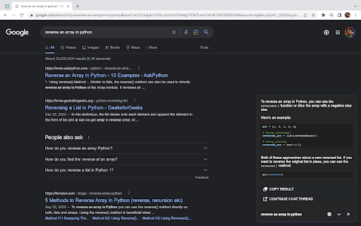 ChatGPT Assistant - Chrome Extension Website screenshot