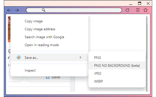 Image Background Remover & Format Converter - Chrome Extension Website screenshot