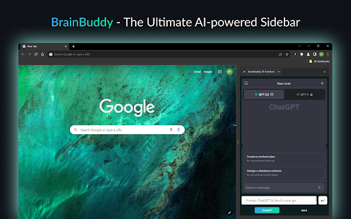 BrainBuddy - Chrome Extension Website screenshot