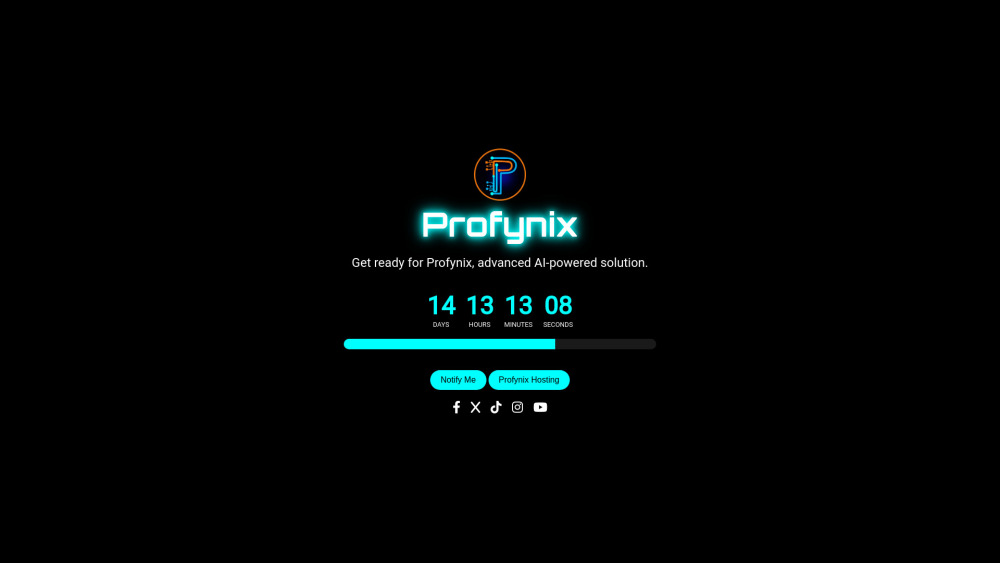 Profynix Website screenshot