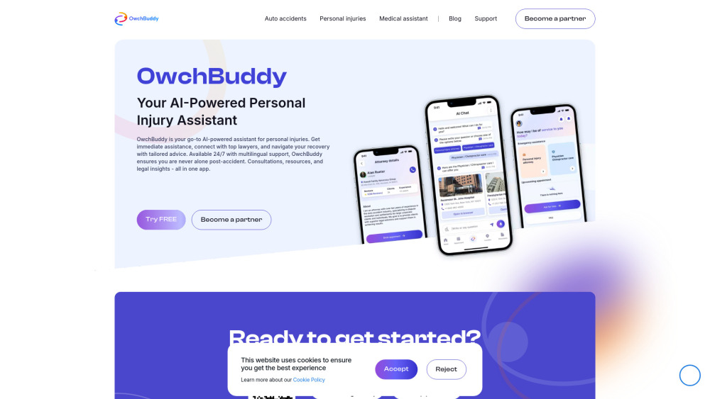 OwchBuddy Website screenshot