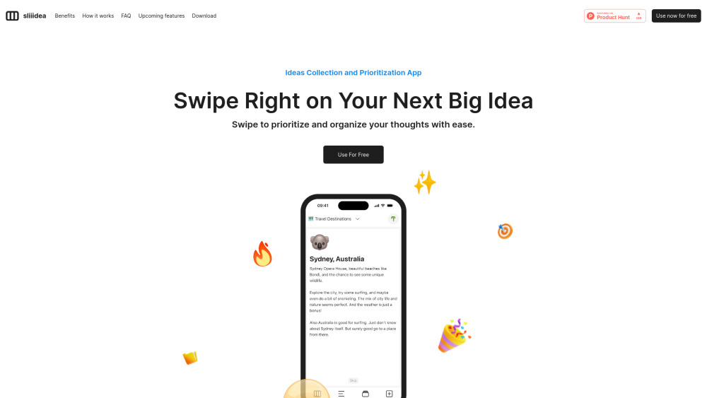 sliiidea Website screenshot