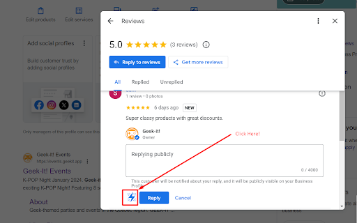 MailMagic AI for Google Reviews - Chrome Extension Website screenshot