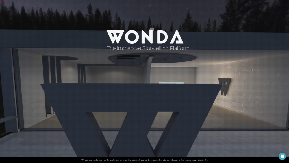 Wonda Website screenshot