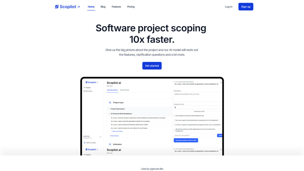 Scopilot AI Website screenshot