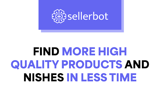 Sellerbot - Chrome Extension Website screenshot