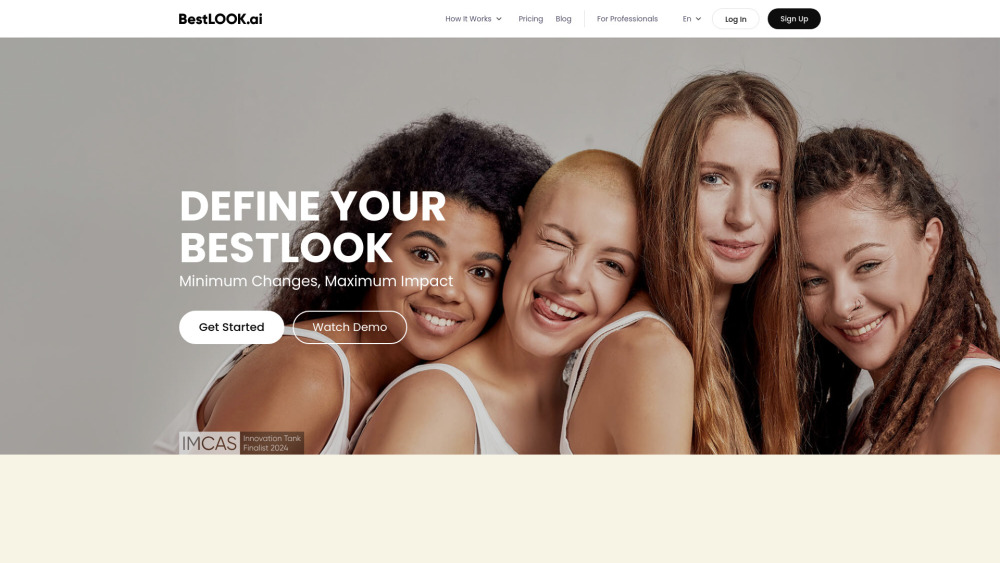 Bestlook AI Website screenshot