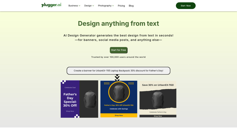 Plugger Website screenshot