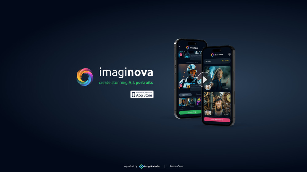 Imaginova Website screenshot