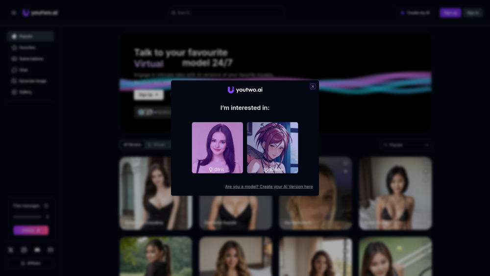 youtwo.ai Website screenshot