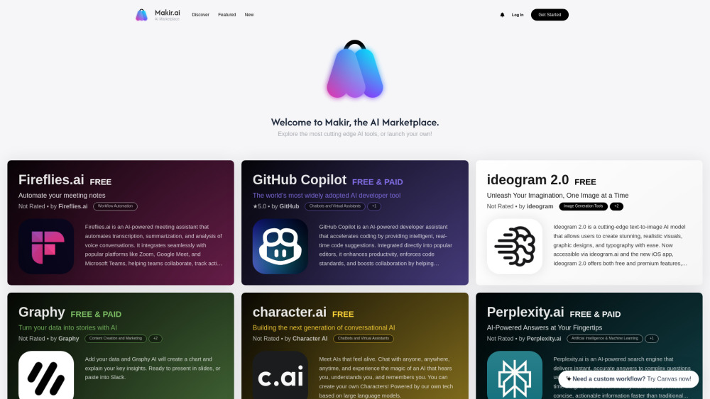 Makir.ai Website screenshot