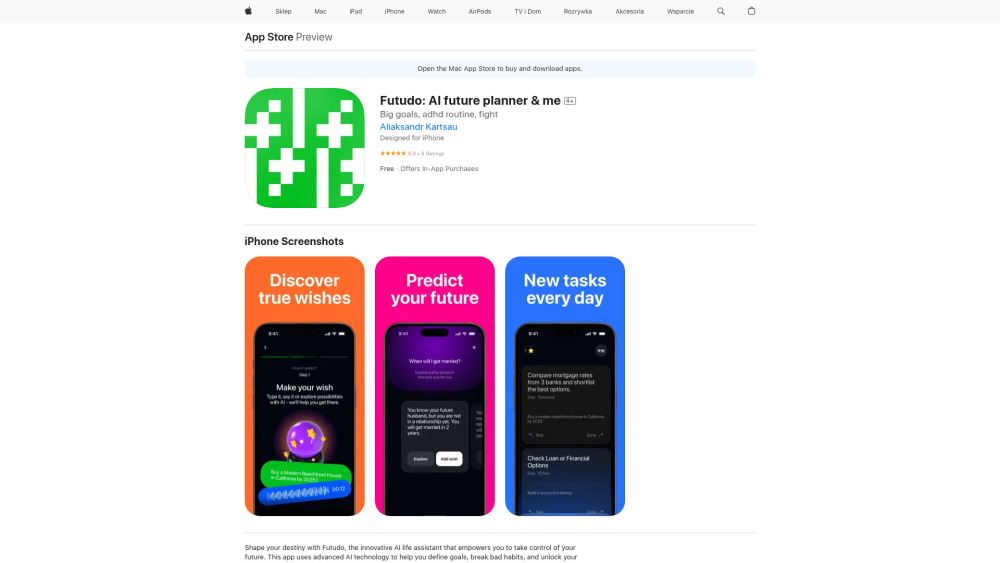 Futudo Website screenshot