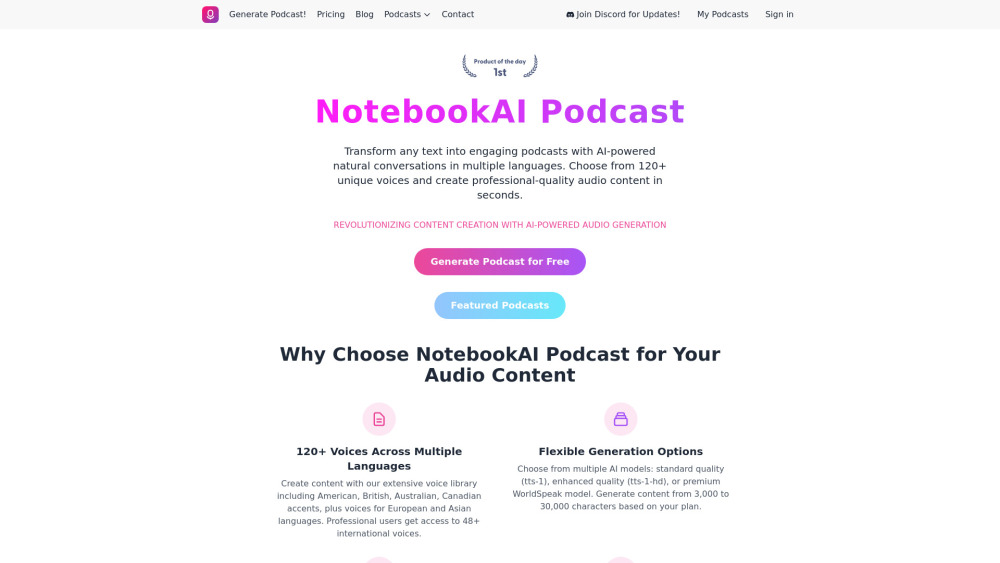 AIdeaflow Podcast Website screenshot