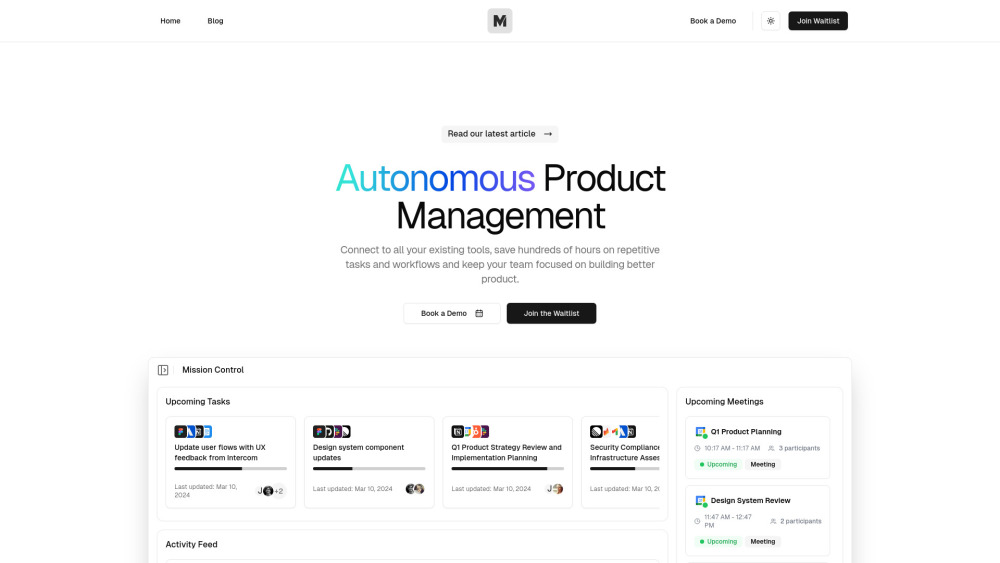 Missio Website screenshot