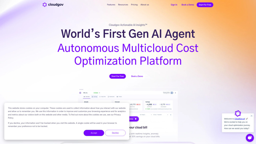 Cloudgov.ai Website screenshot