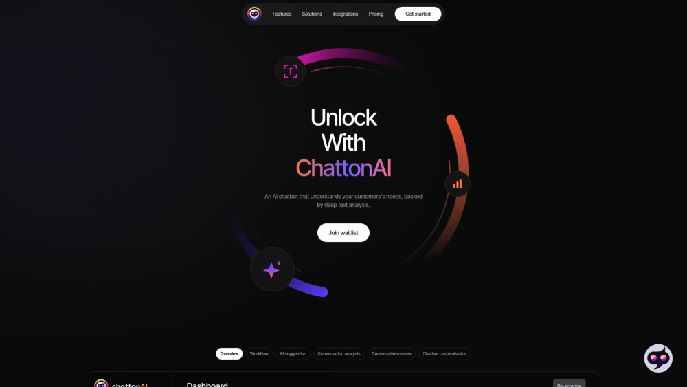 ChattonAI Website screenshot