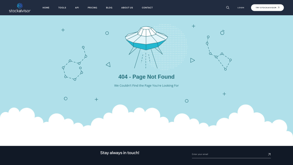Stockaivisor Website screenshot