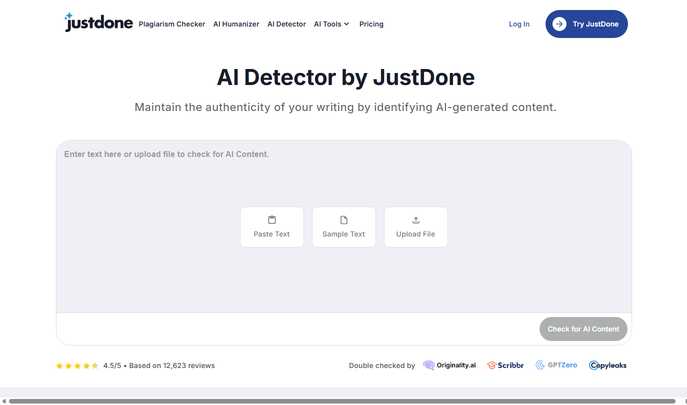 JustDone AI Detector