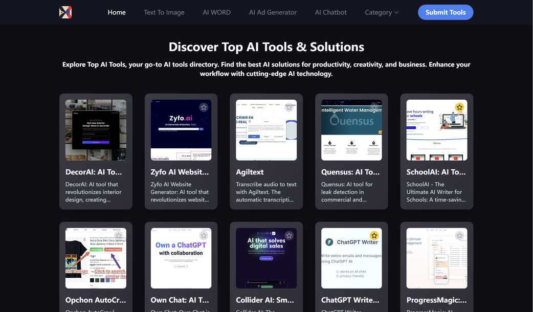 Top AI Tools Directory
