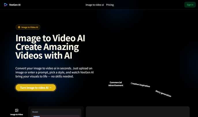 VeeGen AI - Free image to video AI